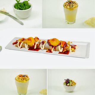 Mango jagoda palačinka