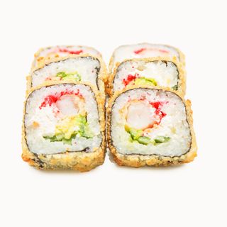 ტემპურა როლი ცხარე კრევეტით