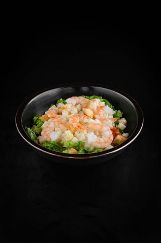Салат "Цезарь" с креветкой