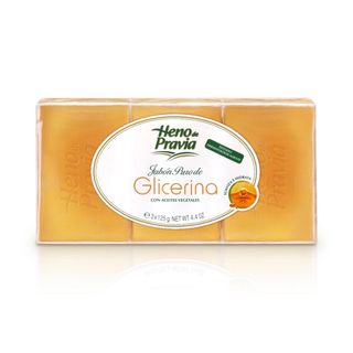 Jabón De Manos Heno De Pravia Glicerina Pura Pack 3X125 Gr