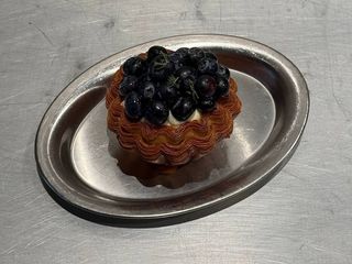 Flan z borówkami (220g)
