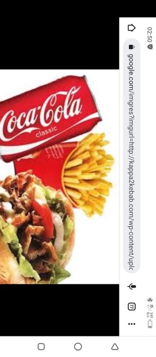 Menu panino - kebab panino + patatine fritte + bibita