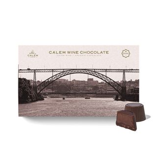 Bombons de Chocolate Negro e Vinho Cálem - Ponte Luiz I
