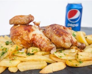 Menú pollo asado