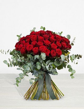 Bouquet 50 Rose Rosse