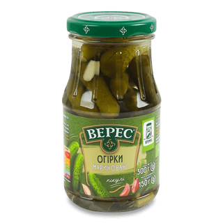 Огірки «Верес» мариновані (300г)