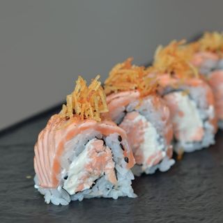 Salmon flame roll - 8 pezzi