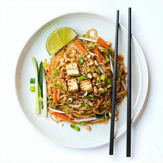 Pad Thai z tofu i warzywami