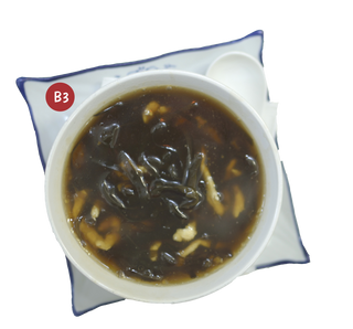 Supă de pui cu alge de mare