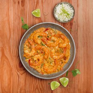 Langostinos Sabji