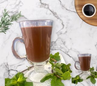 Chocolate quente menta