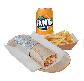 Menú Rollo Kebab (L)