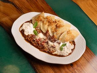 Вареники рване м'ясо smoked та страчатела (430g)