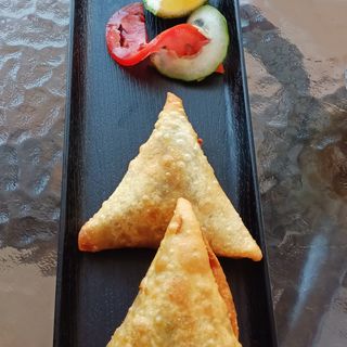  Beef Samosa pair