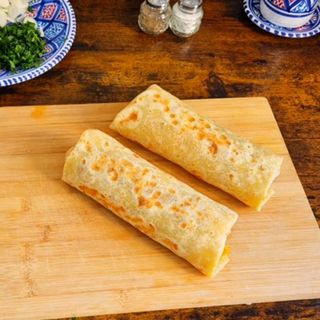 Msemen omelette avec 2 Mini pizza fromage 