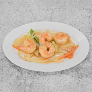 gambas con verduras