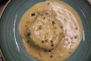 Filetto al pepe verde