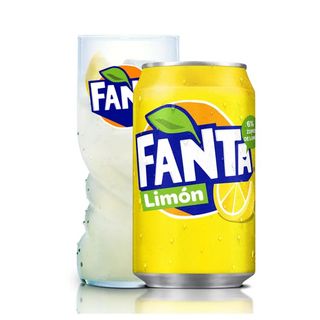 Fanta Limón lata 330ml.