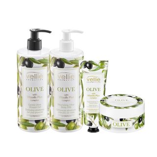 Set Vellie Olive Pentru Ingrijirea Corpului cu Ulei de Masline