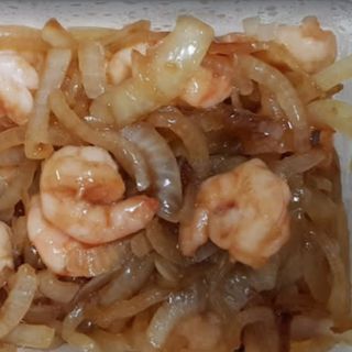 Gambas con Salsa Especias