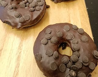 Donut de cacao sin azúcar