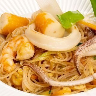 237. Spaghetti di riso marinara