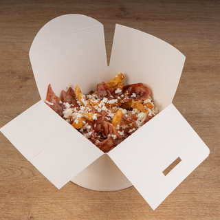 Cartofi cu Telemea si Bacon