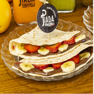 Piada  Nutella  Fresas -  Plátano 