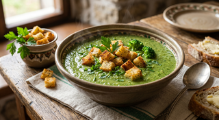 Supă cremă de broccoli
