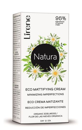 Crema de zi matifianta, LIRENE cu extract de floare de colt, 50ml