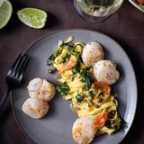 TAGLIATELLES AUX ST JACQUES