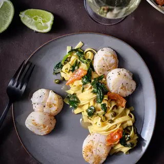 TAGLIATELLES AUX ST JACQUES