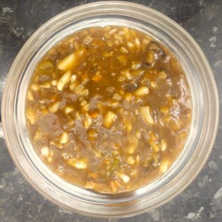 Cazuela de gambas con Ku Bak