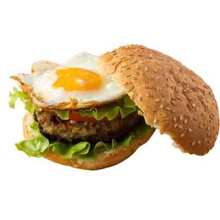 Hamburguesa Casera Con Huevo