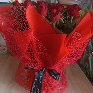 Bouquet de fleurs 18roses amour 