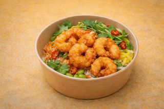Rice Bowl Krewetki Sweet Chili