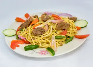 Spaghetti Au Porc Blanc