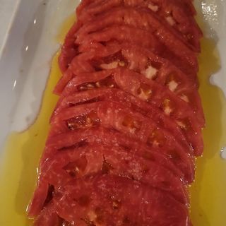 Ensalada De Tomate De Barrika  Y Cebolleta