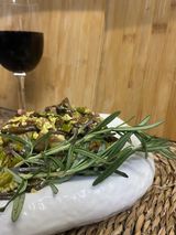 Revuelto De Setas Con Espárragos Y Jamón Serrano