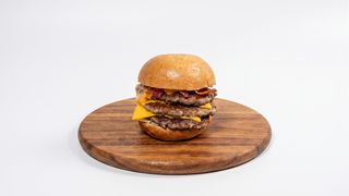 Classic triple burger