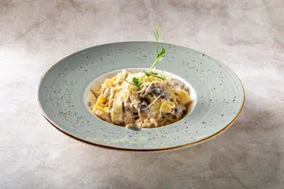 ПАСТА С КУРИЦЕЙ И ГРИБАМИ