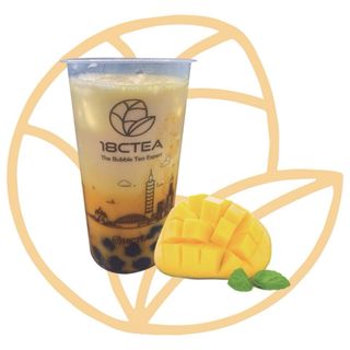 Mango milk tea