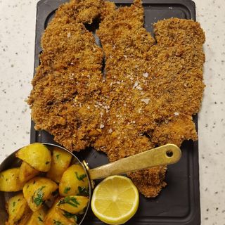 Snitel din antricot de vitel