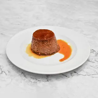 Flan de chocolate