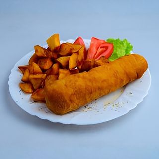 Čorba + pileća Karađorđeva + kupus salata