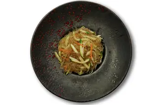 120. Spaghetti di soia con verdure