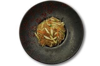 120. Spaghetti di soia con verdure