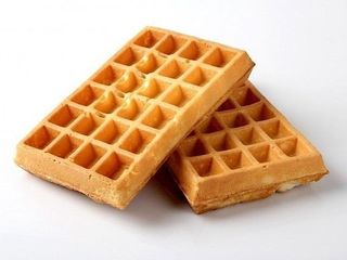 Gofr Suchy lub z cukrem pudrem