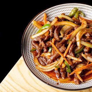 ternera en tiras picante