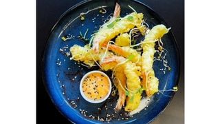 Tempura z krewetek na ostro